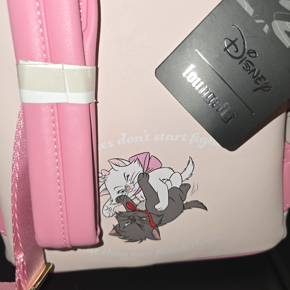 Loungefly Disney Marie Mini Backpack - Picture 3 of 6